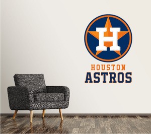 Houston Astros Wall Decal Logo Baseball MLB Art Decor ...
