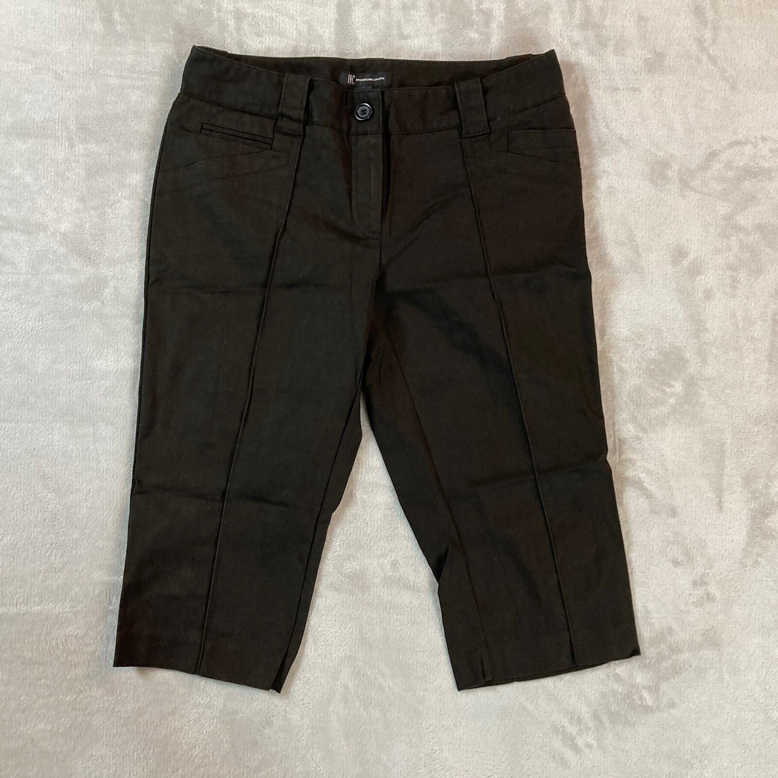 Inc International Concepts Black 3X Linen Blazer with Ruffled Front & Back Details