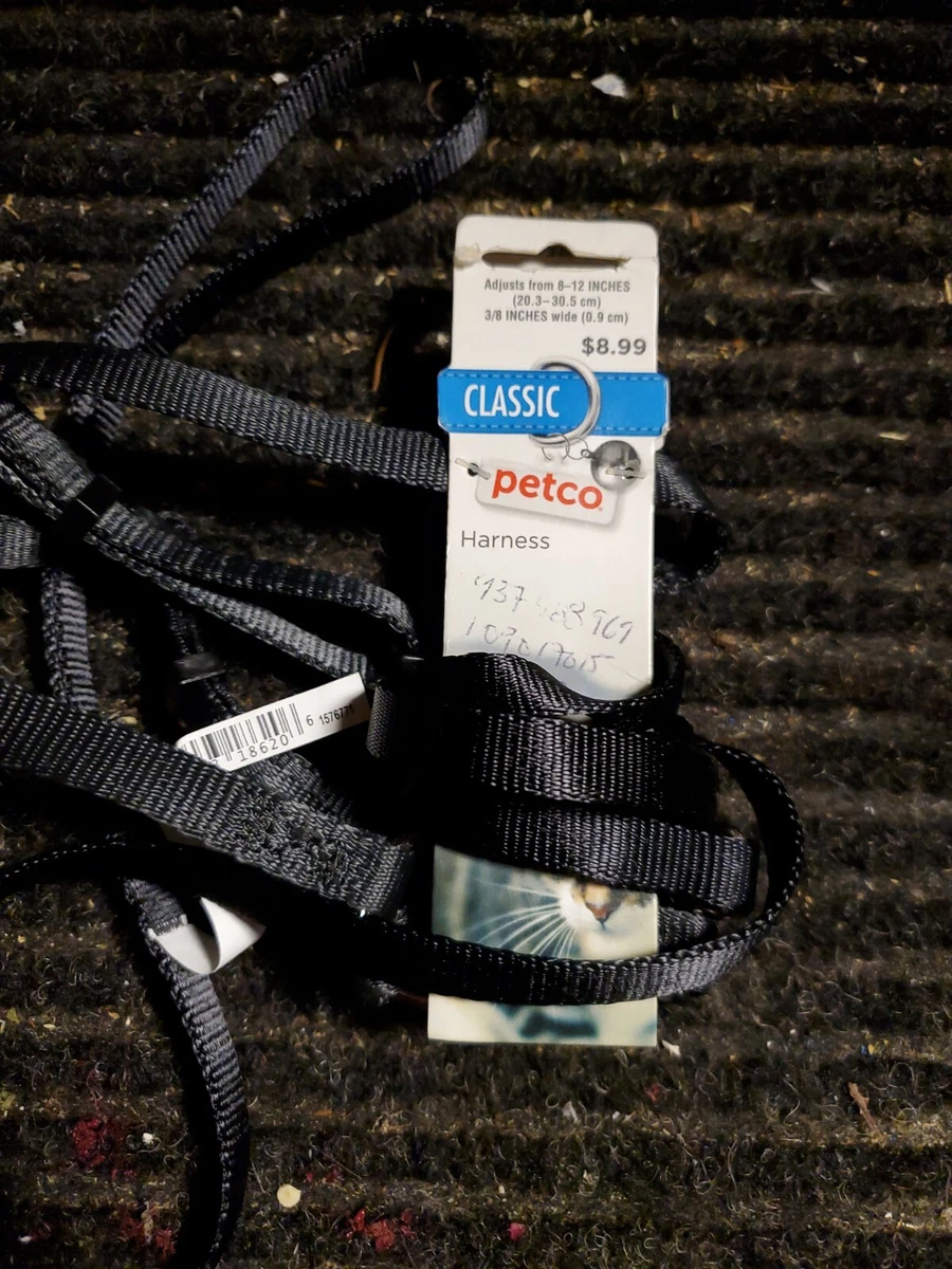 Petco Classic Cat Harness With Leash black | eBay