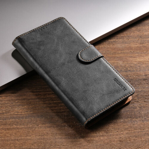 For iPhone 16 15 14 13 12 Pro Max Magnetic Leather Wallet Card Flip Case Cover - Picture 17 of 64