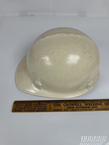 Vintage JACKSON PRODUCTS SC-10 White Fiberglass Safety Hard Hat Hardtop - Picture 8 of 13