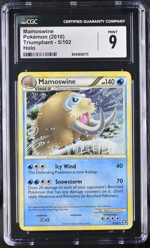Mamoswine graded CGC 9 for sale on eBay