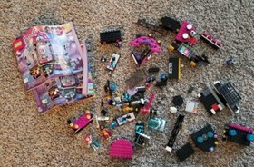 Lego Friends Pop Star Tour Bus 41106 And Popstar Show Stage 41105