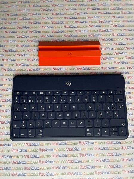 TECLADO LOGITECH KEYS TO GO AZUL ESPAÑOL /  PARA APPLE IPAD IPHONE / BLUETOOTH