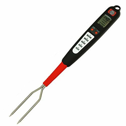 Digital Meat Thermometer Fork For Grilling And Barbecue Very Fast Read With Elec