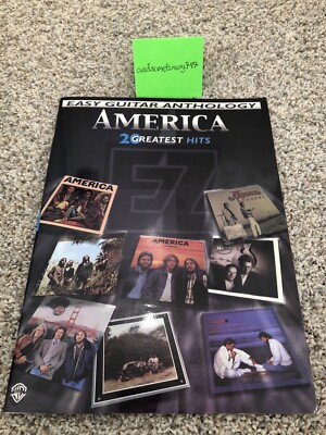 Easy Guitar Tabs Chords Lyrics America 20 Greatest Hits Book