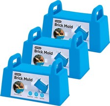 Superio 3 Pack Snow Brick Maker Sand and Snow Toys Igloo Snow Block Shaper -Blue