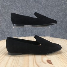 A New Day Shoes Womens 6 Loafers Black Slip On Comfort Casual Low Top Round Toe