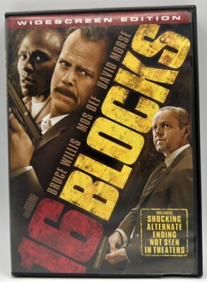 16 Blocks DVD Widescreen Edition Bruce Willis Mos Def David Morse 2006
