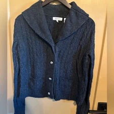 Weatherproof Vintage Women's dark gray cardigan size M