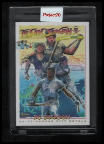 2021-22 Topps Project70 #288 Bo Jackson Kansas City Royals Shoe Surgeon 1995