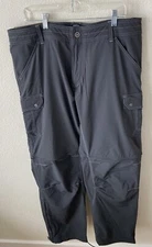 Kuhl Mens 40x34 Stealth Renegade Convertible Hiking Pants Zip Off Gray - EUC