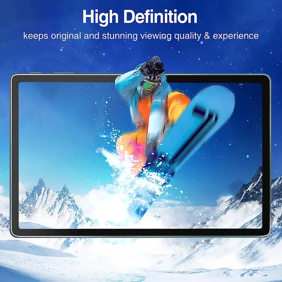 Protector de pantalla de vidrio templado 2XT para tableta profesional Onn 7" 8" 10.1" 10.4" 11" 12.1" Foto 3 de 4