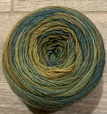 Queensland Collection Yarn, Cassowary, Avocado, Greens, 3.52oz, 380yrds