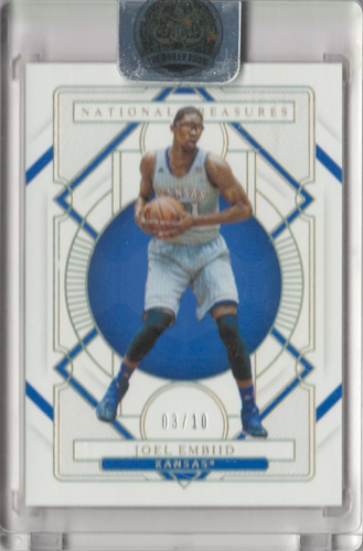 2022 national treasures Collegiate Joel Embiid /10