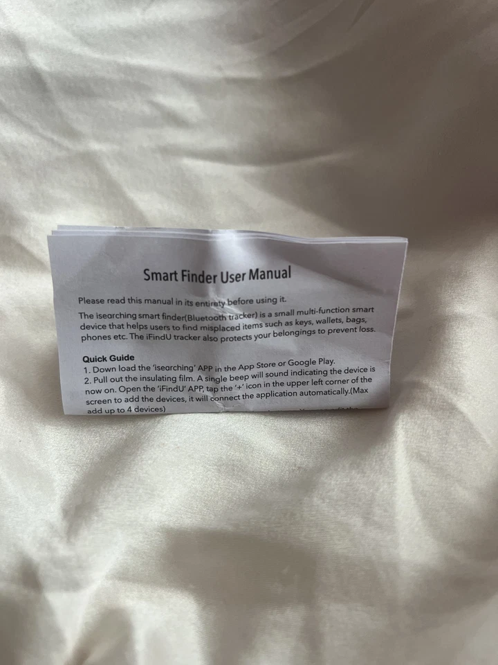 kleiner weiß, silberner gps tracker mit passender App - Bild 3 von 3