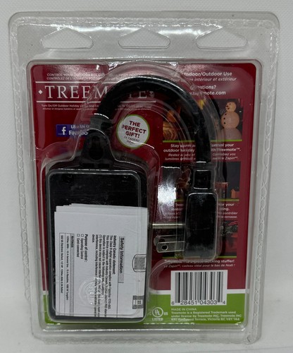 TREEMOTE INDOOR OUTDOOR 100FT WIRELESS REMOTE SWITCH CHRISTMAS TREE LIGHTS NEW - Picture 2 of 5