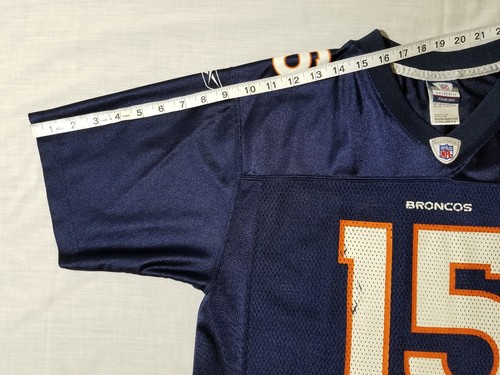 Reebok Denver Broncos TIM TEBOW Football Jersey size youth XL (18-20) Blue - Picture 9 of 9