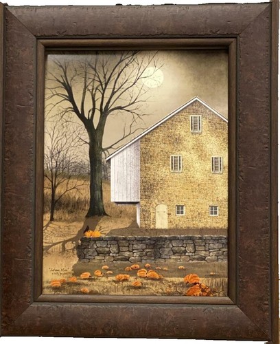 Primitive Framed Billy Jacobs Forgotten Homestead 12x18 Lathe
