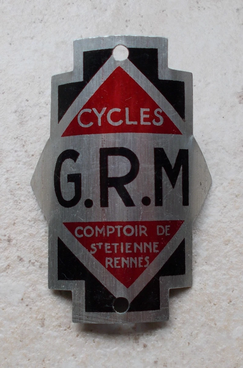 Écusson De Vélo D'Époque RADAR FREGIO - Head Badge Bicyclette - Blanc