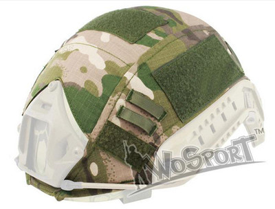 Cache-casque Tactique FAST - Mount Cover - Noir - Airsoft Hunting Gear