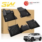 3W Floor Mats Fit for Jeep Compass 2017-2025 TPE All Weather Car Floor Liner