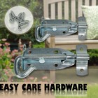 <!--F#f_0-->Lock in Bar Pad Bolt Padbolt Slide Door Bolt Barrel Latch Adjustable Long Shoot<!--F/-->