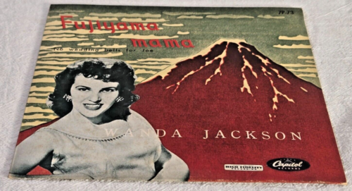 WANDA JACKSON / FUJIYAMA MAMA/ JAPAN PRESS Vinyl EP 45rpm First Pressing VG+~EX - Picture 3 of 9
