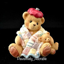 Cherished Teddies Get Well Figurine 215856 'CAN  T BEAR TO SEE YOU UNDER WEATHER