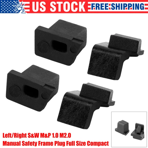 1/2 Pairs Left/Right S&W M&P 1.0 M2.0 Manual Safety Frame Plug Full Size Compact