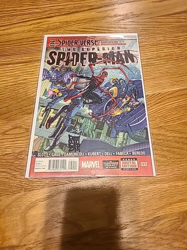 The Superior Spiderman #32 Marvel Comic Signed By Giuseppe Camuncoli