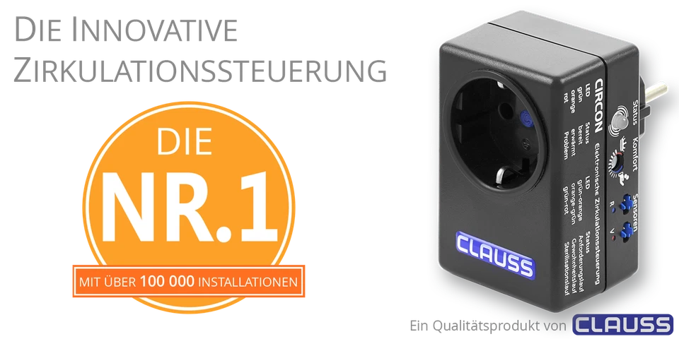 Circon Intelligente Zirkulationspumpen-Steuerung für Brauchwasser Energiesparen - Bild 3 von 4