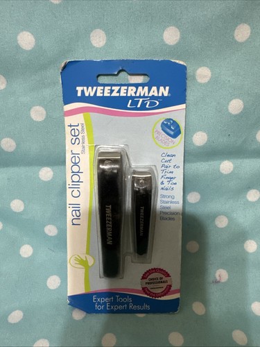 Tweezerman LTD Nail Clipper Set Precision Blade RARE