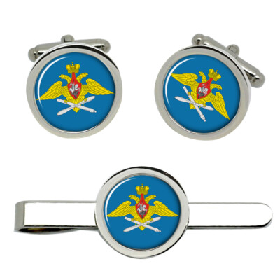 Russische Air Force Manschettenknöpfe Und Krawatte Clip Set