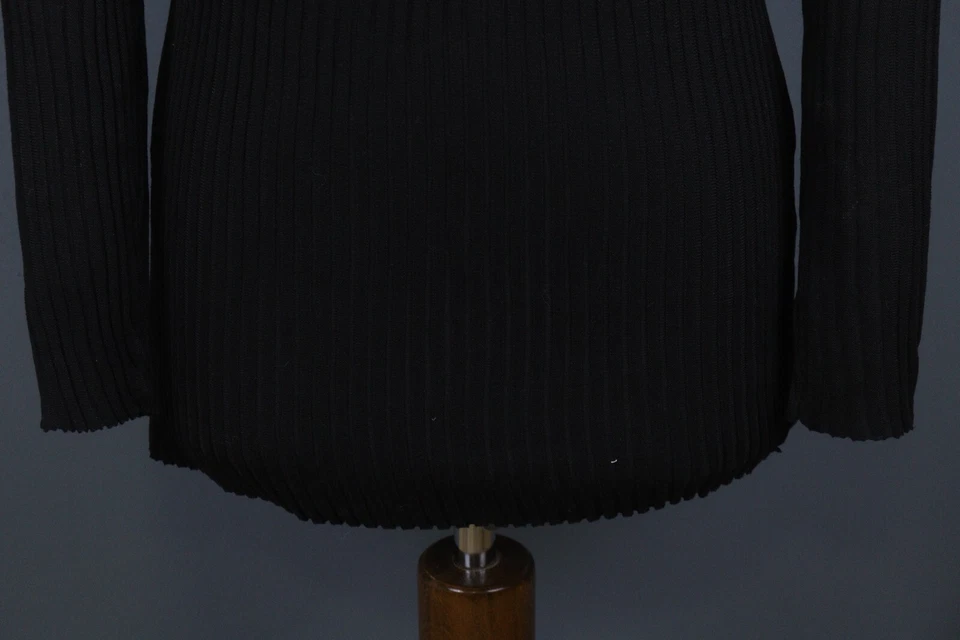 ISABEL ETOILE MARANT Black Long Sleeve Turtleneck Elegant Knitted Sweater Size L - Image 3 of 4