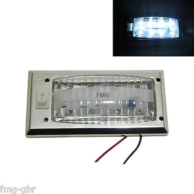 36 LED Panel Innenraum Beleuchtung 24V LKW Lampe Taxi Transporter Camping Weiß