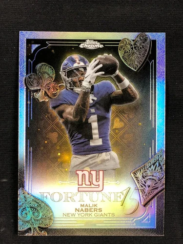 2025 Topps Chrome Malik Nabers Refractor (RAW)