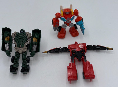 Transformers Rescue Bots Lot Heatwave Boulder Action Figures Hasbro