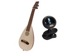 Baroq-Ulele Round Back Ukulele Concert Size Uke Lute w/ Tuner