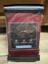 Sheex Performance Fabric Maroon Pillowcase Pair Standard Super Soft Touch Breath