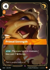 Riftbound Primal Strength (154/353) Origins NM FOIL
