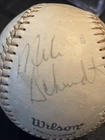 BASEBALL~SIGNED MIKE SCHMIDT  (HOF) WILSON PHILLIES TEAM BALL~PERSONALIZED/CUBE
