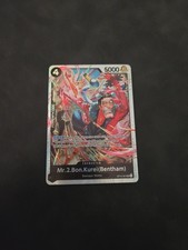 Mr.2.Bon.Kurei (Bentham) OP14-091 One Piece TCG The Azure Sea's Seven SR NM