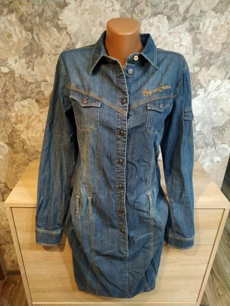 Women Bogner Dress Navy Denim 40 / L / 48