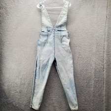 Vintage Jordache Overalls Womens 13/14 Acid Wash Blue Denim