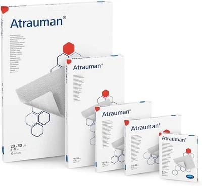 HARTMANN Atrauman dressing ( all sizes available / packs of 10 dressings )