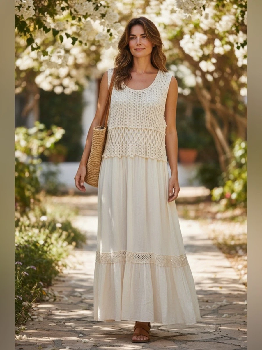 knee length dresses for ladies Catta Long Dress – Retrofete