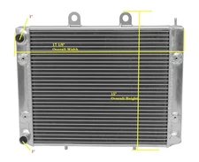Los4 for Radiator 2005-2014 Polaris Sportsman 800 2Rows Aluminum 1240521