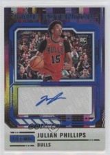 2023 Panini Recon True Potential Signatures Blue /75 Julian Phillips Auto 0ie5