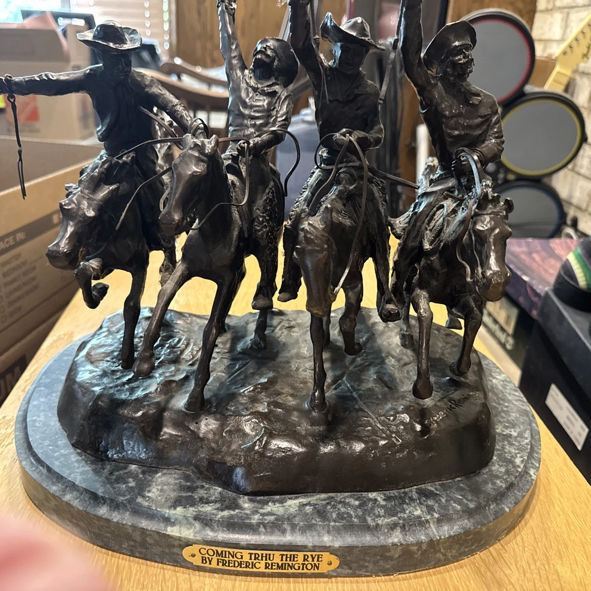 Frederic Remington Bronze Art Sculptures for sale | eBay